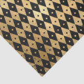 Papier Mousseline Black and Gold Circus Series Design 10 (Détail)