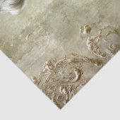 Papier Mousseline Black and White Spring Portrait Tissue Paper (Détail)