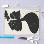 Papier Mousseline Black Cape par Aubrey Beardsley Tissue Paper (Artisanat)