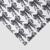 Papier Mousseline Black Coquette Bow (Détail)