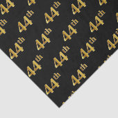 Papier Mousseline Black, Faux Gold 44e (Quarante-quatrième) (Détail)