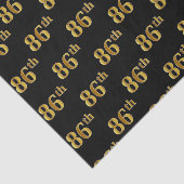 Papier Mousseline Black, Faux Gold 86e (Quatre-vingt-sixième) (Détail)