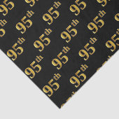 Papier Mousseline Black, Faux Gold 95e (Quatre-vingt-quinze) (Détail)