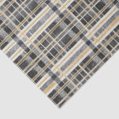 Papier Mousseline Black Gold Christmas Pattern#2 ID1009 (Détail)