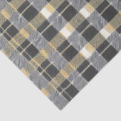 Papier Mousseline Black Gold Christmas Pattern#7 ID1009 (Détail)