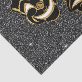 Papier Mousseline Black Gold Parties scintillant Comédie et théâtre (Détail)
