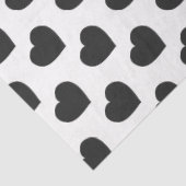 Papier Mousseline Black Heart Love Notes Grief (Détail)