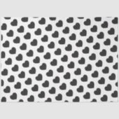 Papier Mousseline Black Heart Love Notes Grief (Recto)