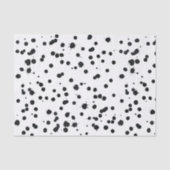 Papier Mousseline Black Ink Splatter (Recto)