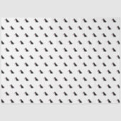 Papier Mousseline Black Lab American Flag USA Preppy Pet Love (Recto)