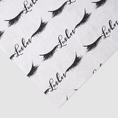Papier Mousseline Black LASHES Eyelashes Beauty Salon Maquillage (Détail)