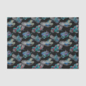 Papier Mousseline Black Light Neon brillant Noël bougie Motif (Recto)