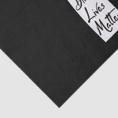 Papier Mousseline Black Lives Matt Black Woman (Détail)