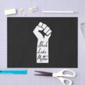 Papier Mousseline Black Lives Matt Black Woman (Artisanat)