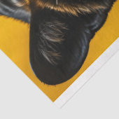 Papier Mousseline Black Panther, feline love, unique cat Panther (Détail)