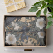 Papier Mousseline Black Raven William Morris inspiré (Cadeau)