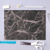 Papier Mousseline Black & Rose Gold Pink Parties scintillant Marble  (Artisanat)