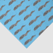 Papier Mousseline Black spotted moray eel cartoon (Détail)