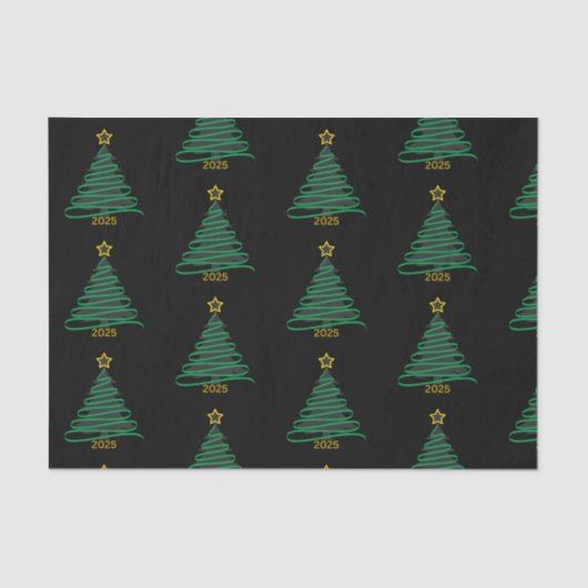 Papier Mousseline Black Tree (Recto)