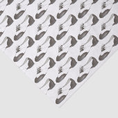 Papier Mousseline Black White Oxford Tap Chaussure Danse Enseignant  (Détail)