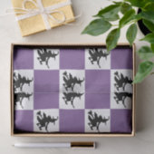 Papier Mousseline Black Witches Checkered (Cadeau)