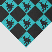 Papier Mousseline Black Witches Checkered (Détail)