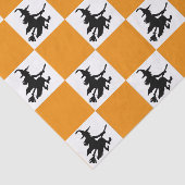 Papier Mousseline Black Witches Checkered (Détail)