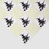 Papier Mousseline Black Witches Checkered (Détail)