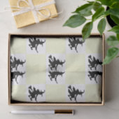 Papier Mousseline Black Witches Checkered (Cadeau)
