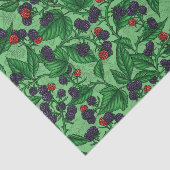 Papier Mousseline Blackberry en vert (Détail)