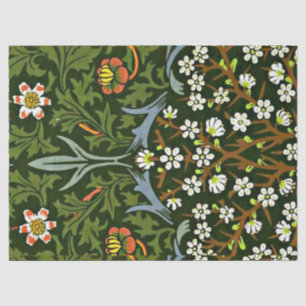Papier Mousseline Blackthorn, le célèbre motif William Morris,