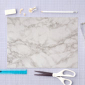 Papier Mousseline Blanc et gris de marbre (Artisanat)