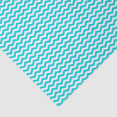 Papier Mousseline Blanc et motif de zigzag d'Aqua (Détail)