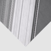 Papier Mousseline Blanc moderne sur gris (Détail)