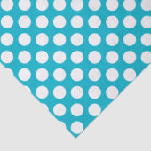 Papier Mousseline Blanc PolkaDot-Vous Choisir Couleur Arrière - plan (Détail)