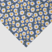 Papier Mousseline Blancs anglais sur bleu foncé (Détail)