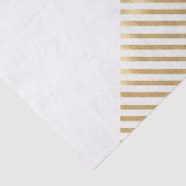 Papier Mousseline Blancs d'or géométrique noir moderne (Détail)