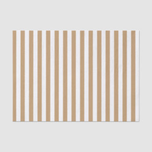 Papier Mousseline Blancs et Camel Brown