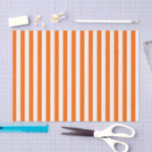 Papier Mousseline Blancs et Oranges (Artisanat)