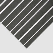 Papier Mousseline Blancs horizontaux noirs (Détail)