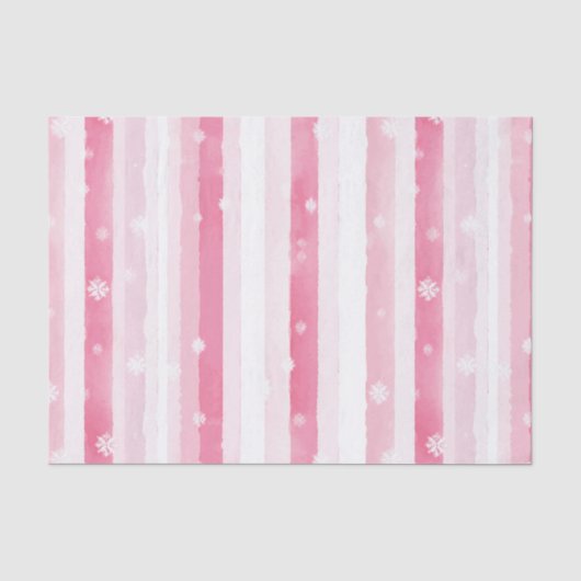 Papier Mousseline Blancs roses de Noël (Recto)