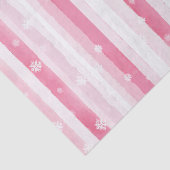 Papier Mousseline Blancs roses de Noël (Détail)