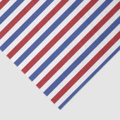 Papier Mousseline Blancs rouges et bleus (Détail)