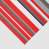 Papier Mousseline Blancs rouges et gris (Détail)
