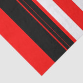 Papier Mousseline Blancs rouges et noirs (Détail)
