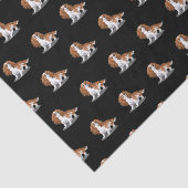 Papier Mousseline Blenheim Cavalier King Charles Spaniel Dessin dess (Détail)