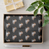 Papier Mousseline Blenheim Cavalier King Charles Spaniel Dessin dess (Cadeau)