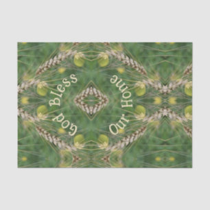 Papier Mousseline Bless Our Home séché Herbe Abstrait Decoupage