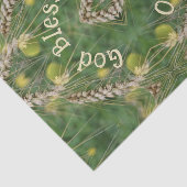 Papier Mousseline Bless Our Home séché Herbe Abstrait Decoupage (Détail)