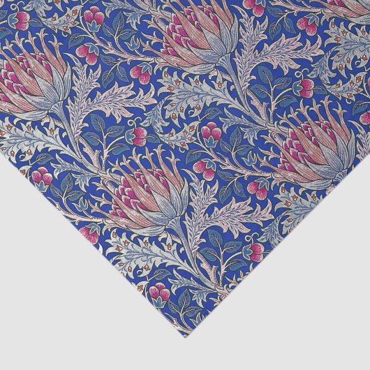 Papier Mousseline bleu (Détail)